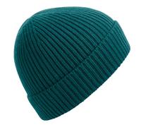 Beechfield Engineered Knit Ribbed Beanie - Solid - Ocean Green