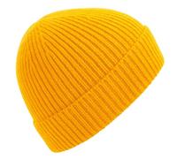 Beechfield Engineered Knit Ribbed Beanie - Sun Yellow