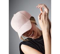 Beechfield Faux Suede 6 Panel Cap | Unisex | Buckle Adjust | 4 Colours | One Size