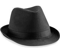 Beechfield Fedora Hat - Assorted Colours - Black - Medium
