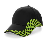 Beechfield Grand Prix cap B159 - Pre-embroidered chequer design