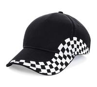 Beechfield Grand Prix cap B159 - Pre-embroidered chequer design