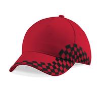 Beechfield Grand Prix cap B159 - Pre-embroidered chequer design