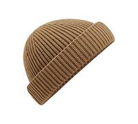 Beechfield - Harbour Beanie - Elegant Design - Shallow Crown - Biscuit