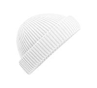 Beechfield - Harbour Beanie - Shallow Crown - White