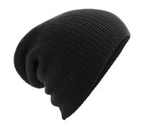 Beechfield Heavy Gauge Slouch Beanie Black