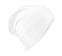 Beechfield Hemsedal Cotton Slouch Beanie in White Beechfield White One Size