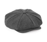Beechfield Herringbone Cap Hat Heritage Baker Boy Newsboy Gatsby Peaky Vintage