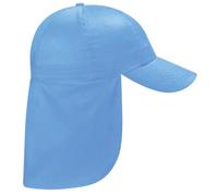 Beechfield Junior Kids Unisex Plain Legionnaire Cap (One Size) (Sky Blue)