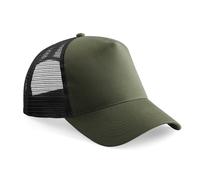 Beechfield Junior snapback trucker - 5-panel design, Pre-curved peak