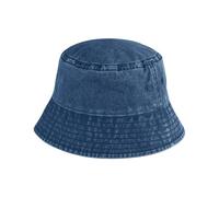 Beechfield Junior Vintage Bucket Hat - Vintage Denim - S/M