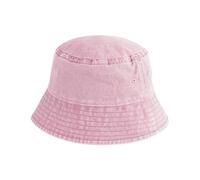 Beechfield Junior Vintage Bucket Hat - Vintage Dusky Pink - M/L