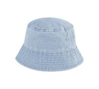 Beechfield Junior Vintage Bucket Hat - Vintage Light Blue - M/L