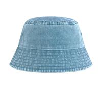 Beechfield Junior Vintage Bucket Hat - Vintage Light Blue - S/M