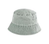 Beechfield Junior Vintage Bucket Hat - Vintage Sage Green - M/L
