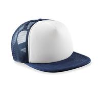 Beechfield Junior vintage snapback trucker - Padded front panel and peak