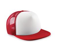 Beechfield Junior vintage snapback trucker - Padded front panel and peak