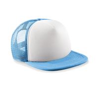 Beechfield Junior vintage snapback trucker - Padded front panel and peak