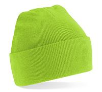 Beechfield Knitted cap, various colours - Lime Green, Men, One Size, one size