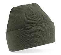 Beechfield Knitted cap, various colours - Olive, olive, Men, one size