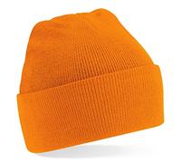 Beechfield Knitted cap, various colours - Orange, Orange, Men, one size