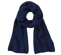 Beechfield Ladies/Womens Metro Knitted Winter Scarf (One Size) (French Navy)