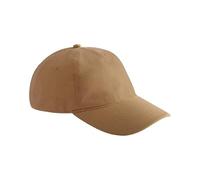 Beechfield Leisure Cap in Biscuit - Mens hat, Dad Cap Made for Decoration, Semi-Curved Peak, Unstructured Crown, 5 Panel Design, Adjustable Strap - Classic Men's Hats & Caps for Everyday Wear