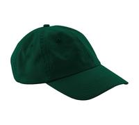 Beechfield - Low Profile 6 Panel Dad - Baseball, Running Accessories, All-Round, Sun Hat, Trucker, Mens, Womens, Unisex, Running Hat - 100% Chino Cotton Bottle Green