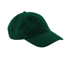 Beechfield - Low Profile 6 Panel Dad - Baseball, Running Accessories, All-Round, Sun Hat, Trucker, Mens, Womens, Unisex, Running Hat - 100% Chino Cotton Bottle Green