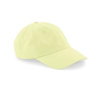 Beechfield Low Profile Cotton Chino Dad Cap (BC653) - Pastel Lemon - OSFA