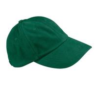 Beechfield Cap - Low Profile, Heavy Brushed Cotton - Forest