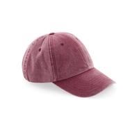Beechfield Low Profile Vintage Cap Mens Womens Hat