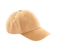 Beechfield B655 Low Profile Vintage Cap - Mustard