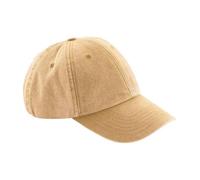 Beechfield B655 Low Profile Vintage Cap - Mustard