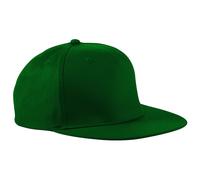 Beechfield Men's 5 Panel Retro Rapper Cap in Bottle Green Beechfield Bottle Green One Size