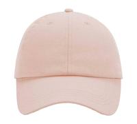 Beechfield Men's 6 Panel Low Profile Baseball Cap in Peach Beechfield Peach One Size