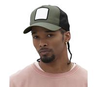 Beechfield Men's Appliqué 5 Panel Trucker Cap in Dark Olive Beechfield Dark Olive One Size
