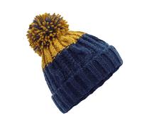 Beechfield Men's Apres Beanie in Navy Beechfield Navy One Size