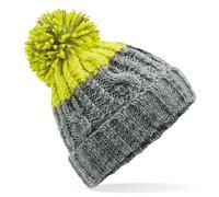 Beechfield Men's Apres Cuffed Beanie in Light Grey Beechfield Light Grey One Size