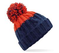 Beechfield Men's Apres Cuffed Beanie in Mid Navy Beechfield Mid Navy One Size