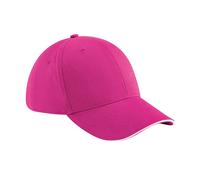 Beechfield Men's Athleisure 6 Panel Cap in Fuchsia Beechfield Fuchsia One Size