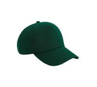 Beechfield Men's Authentic 5 Panel Cap in Bottle Green Beechfield Bottle Green One Size