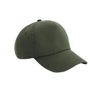 Beechfield Men's Authentic 5-Panel Cap in Dark Olive Beechfield Dark Olive One Size