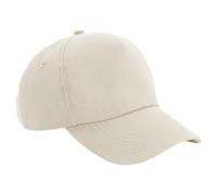 Beechfield Men's Authentic 5 Panel Cap in Light Sand Beechfield Light Sand One Size