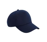 Beechfield Men's Authentic 5 Panel Cap in Navy Beechfield Navy One Size