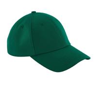 Beechfield Men's Authentic 6 Panel Baseball Cap in Bottle Green Beechfield Bottle Green One Size