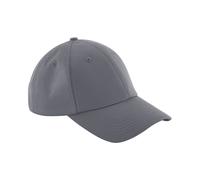 Beechfield Men's Authentic Baseball Cap in Mid Grey Beechfield Mid Grey One Size