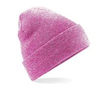 Beechfield Men's Beanie - - One Size Fits All Heather Pink