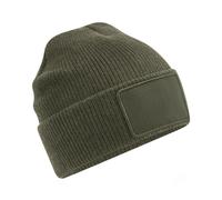 Beechfield Men's Black Beanie in Green Beechfield Green One Size