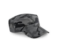 Beechfield Men's Camo Army Cap in Dark Grey Beechfield Dark Grey One Size